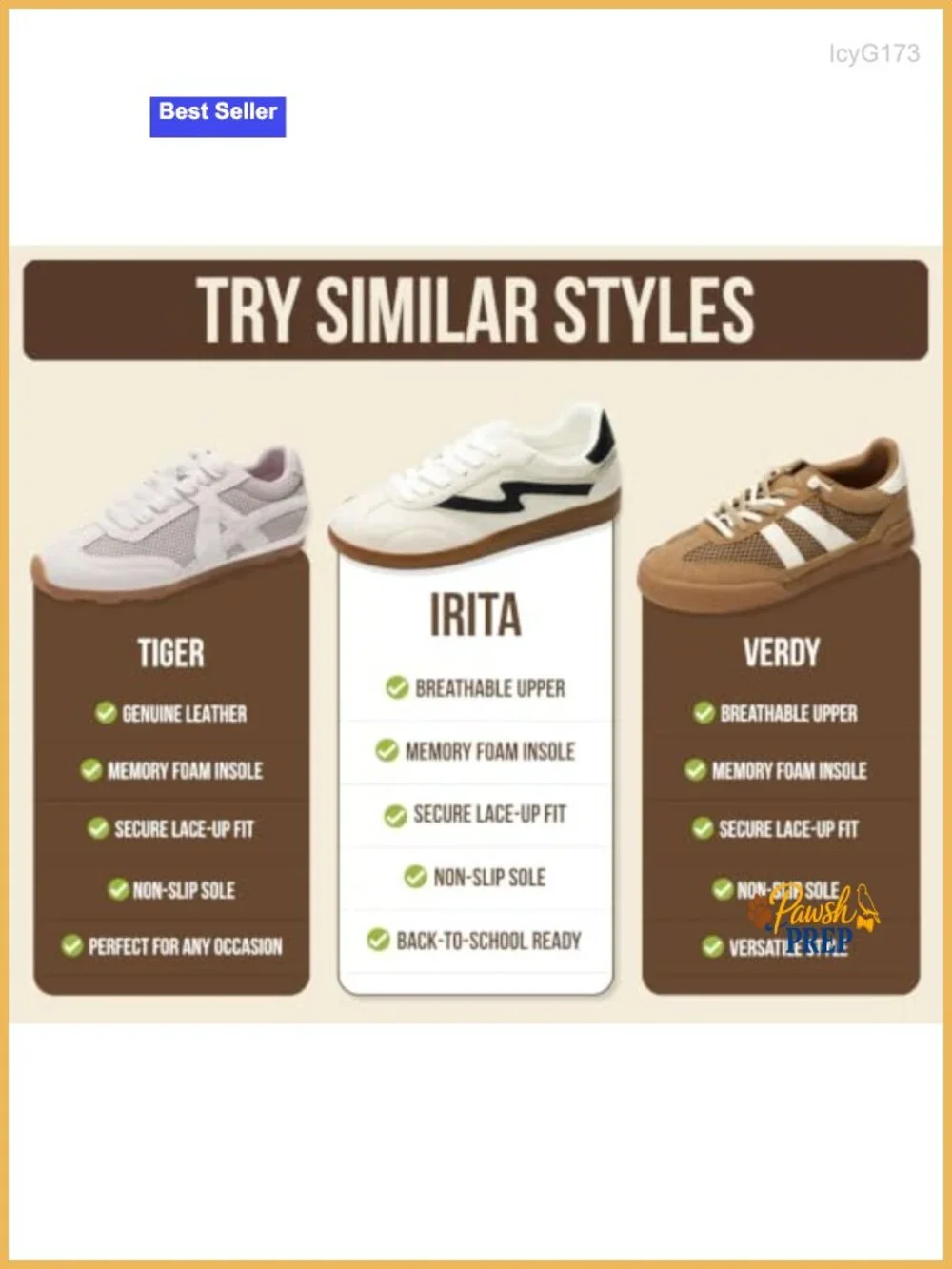 Non-Slip Fashion Sneakers with Memory Foam Insole - Breathable Lace-Up Shoes